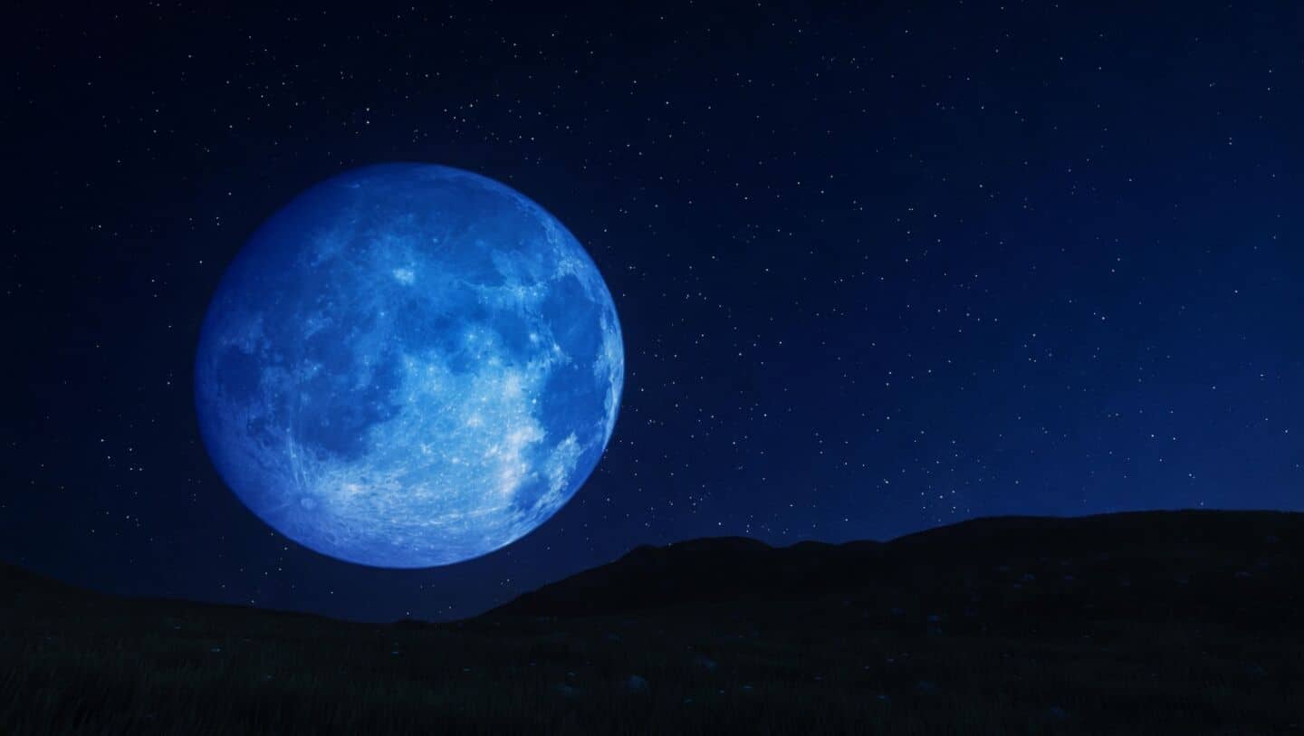 Rare Blue Moon appears on May 31