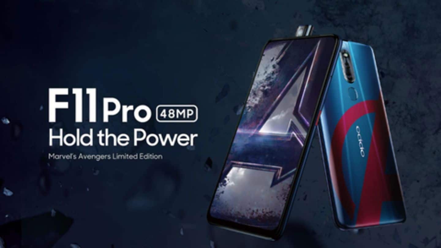 OPPO F11 Pro Avengers Edition to be launched on April-26