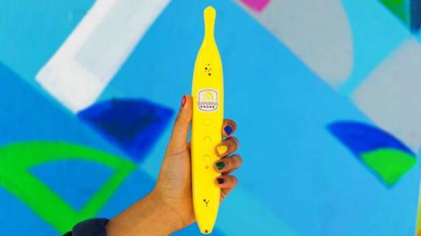 Banana Phone is banana-shaped Bluetooth headset for weird gadget lovers