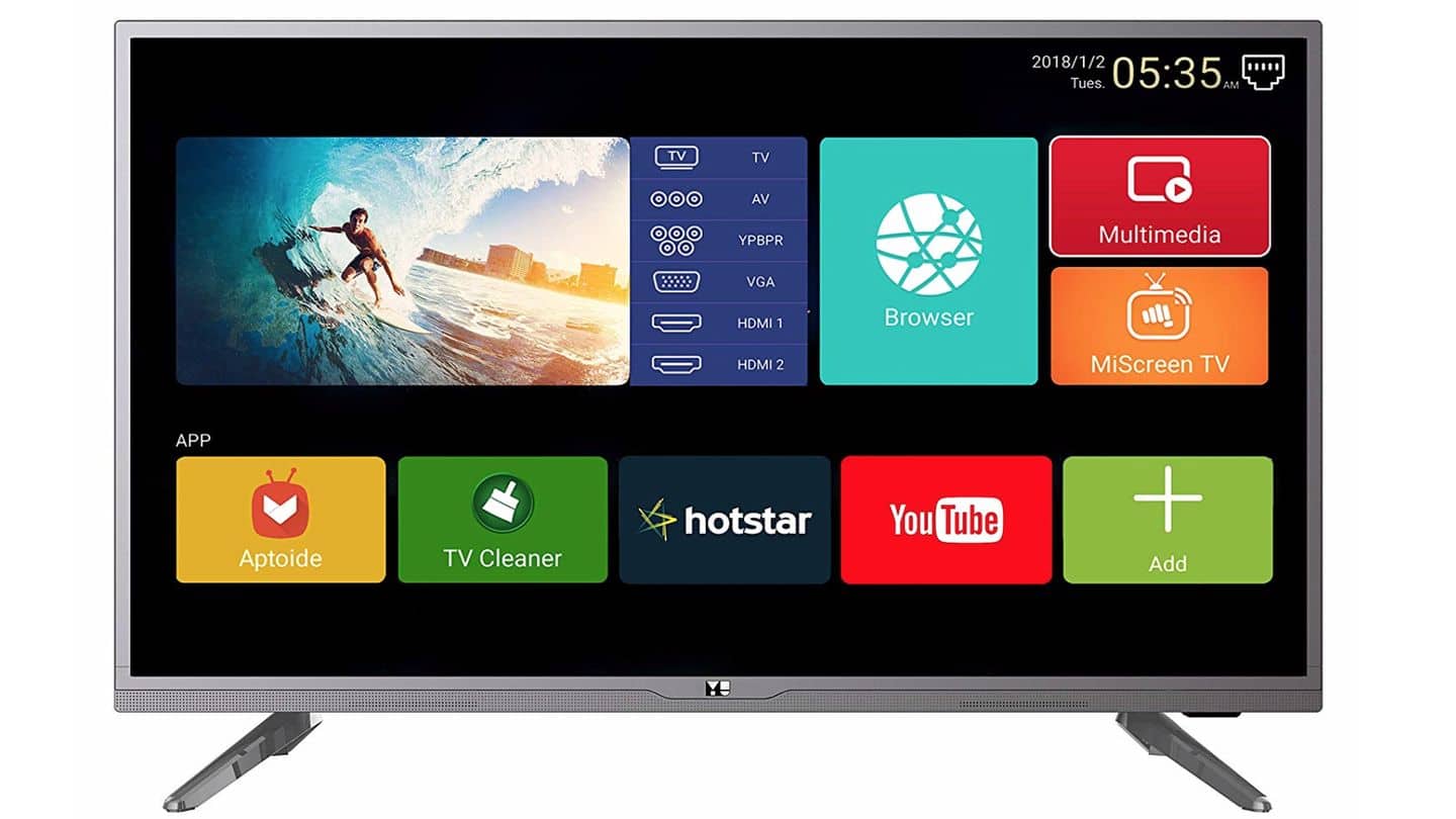 Micromax Yu Yuphoria 40-inch Smart TV launched at Rs. 18,499