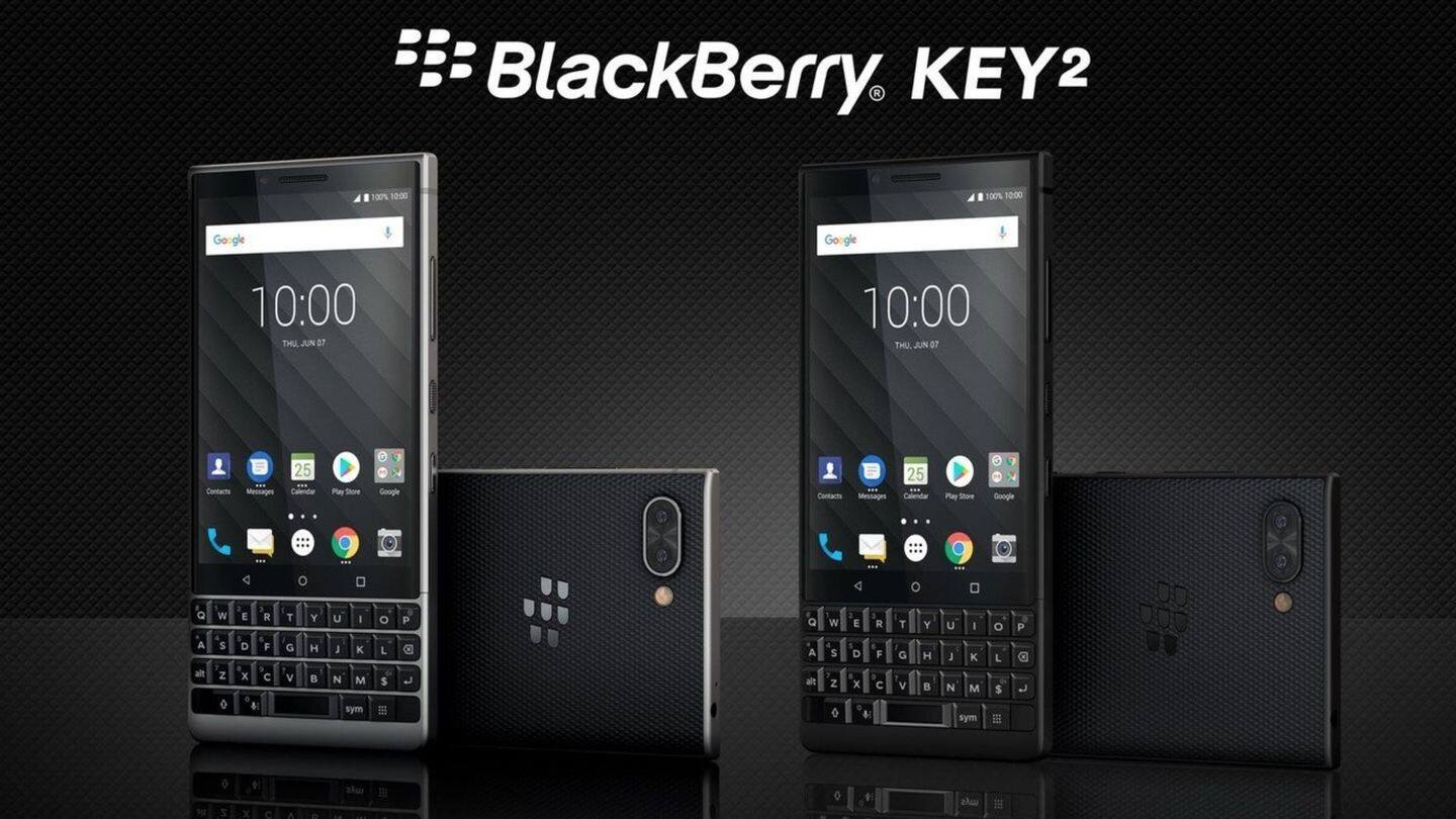 #NostalgiaOverloaded: BlackBerry KEY2 launched in India for Rs. 42,990