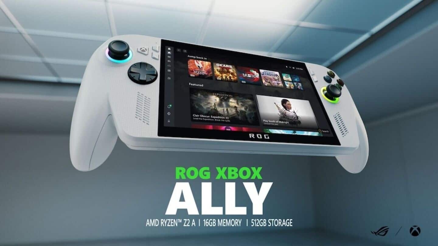 Microsoft just revealed its first handheld gaming console Microsoft just revealed its first handheld gaming console