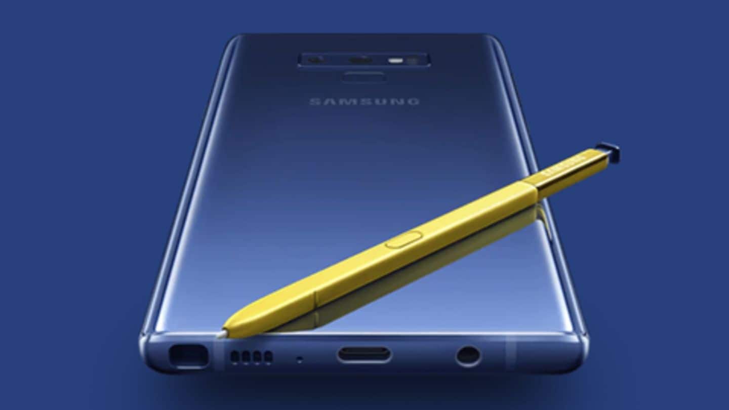 Samsung Galaxy Note 9: Price starts at Rs. 67,900 Samsung Galaxy Note 9: Price starts at Rs. 67,900
