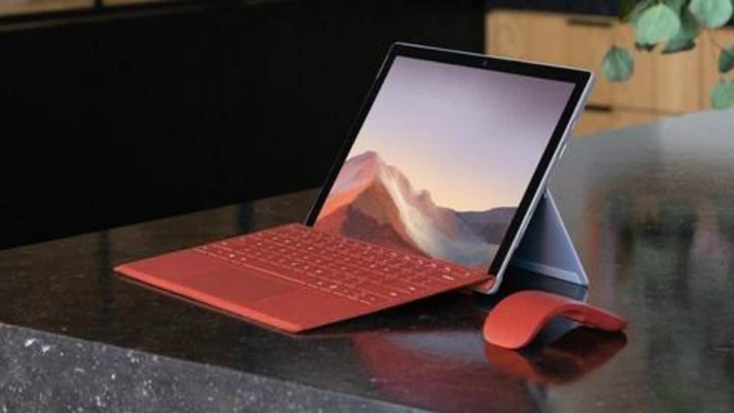 Microsoft Surface Pro 7, Laptop 3, X listed in India