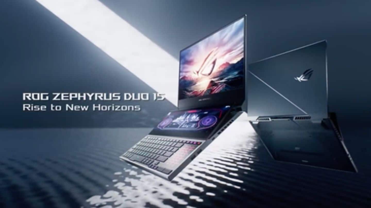 ASUS launches a flagship ROG gaming laptop with dual-screen design
