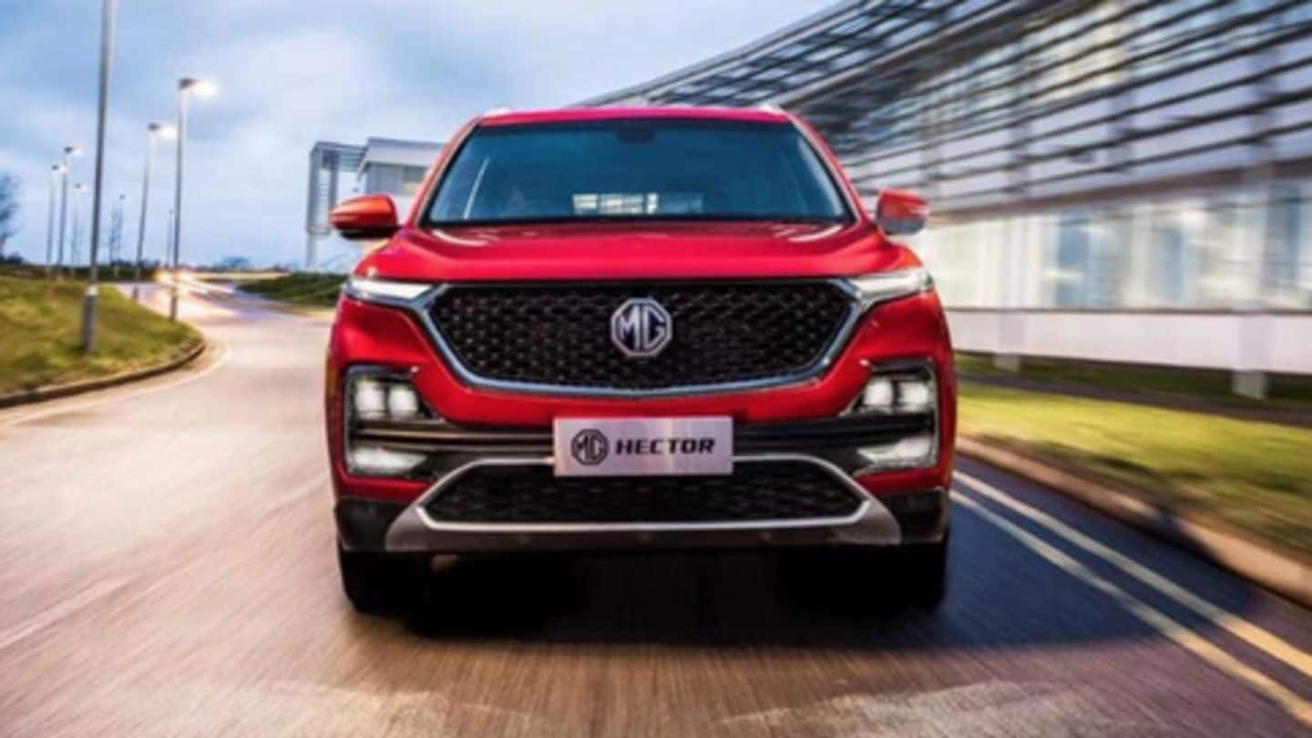 MG Hector, an Internet-connected SUV, to launch in June
