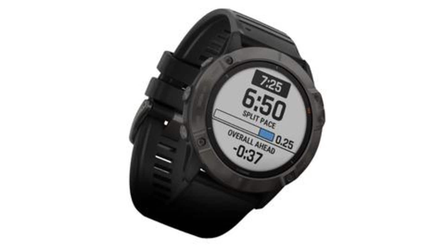 Garmin Fenix 6-series smartwatches launched, price starts at Rs. 80,000