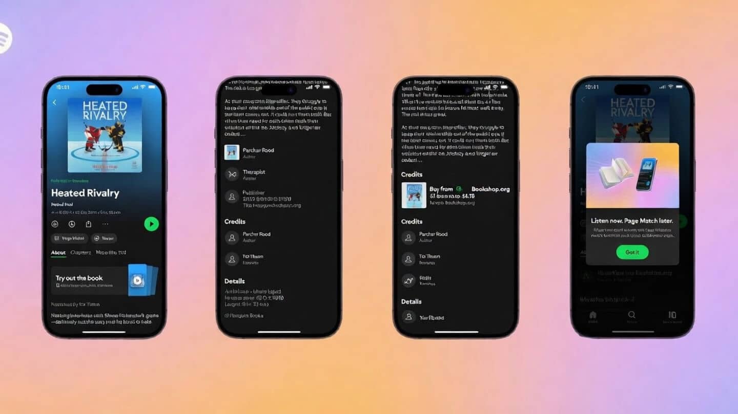 Spotify now lets you buy physical books