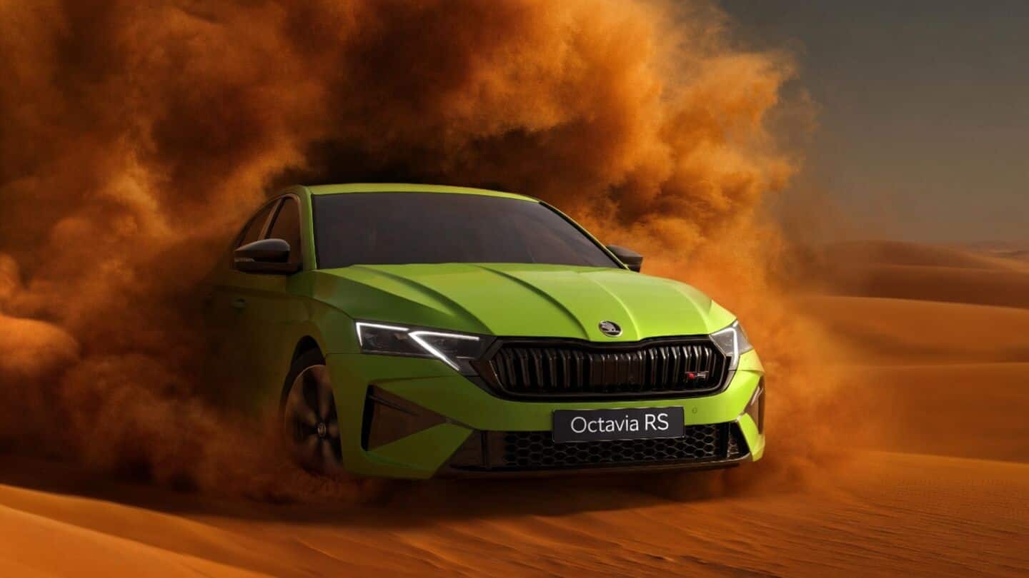 SKODA Octavia RS launched at ₹57L; only 50 units available