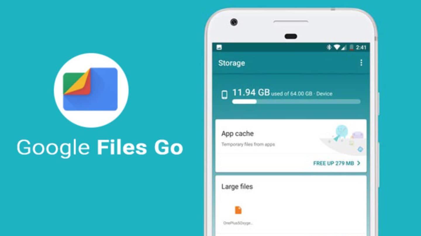 Google Files Go app gets new sharing tab, faster file-transfer