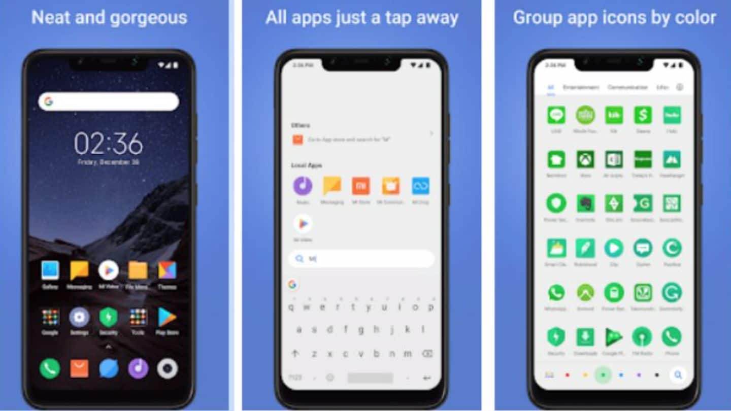 All Android users can now download Poco F1's Launcher