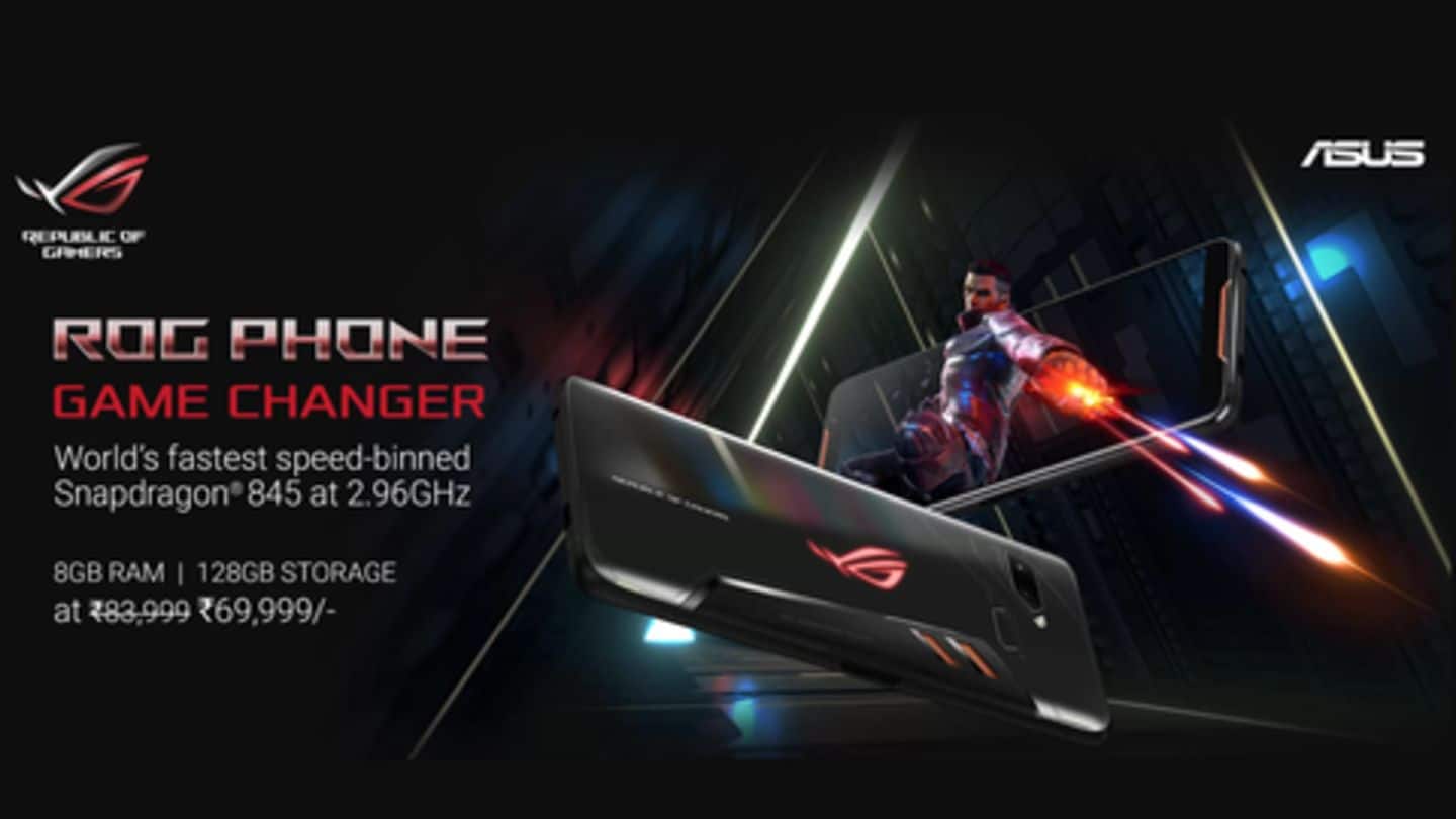 Gaming-centric ASUS ROG smartphone launched for Rs. 69,999