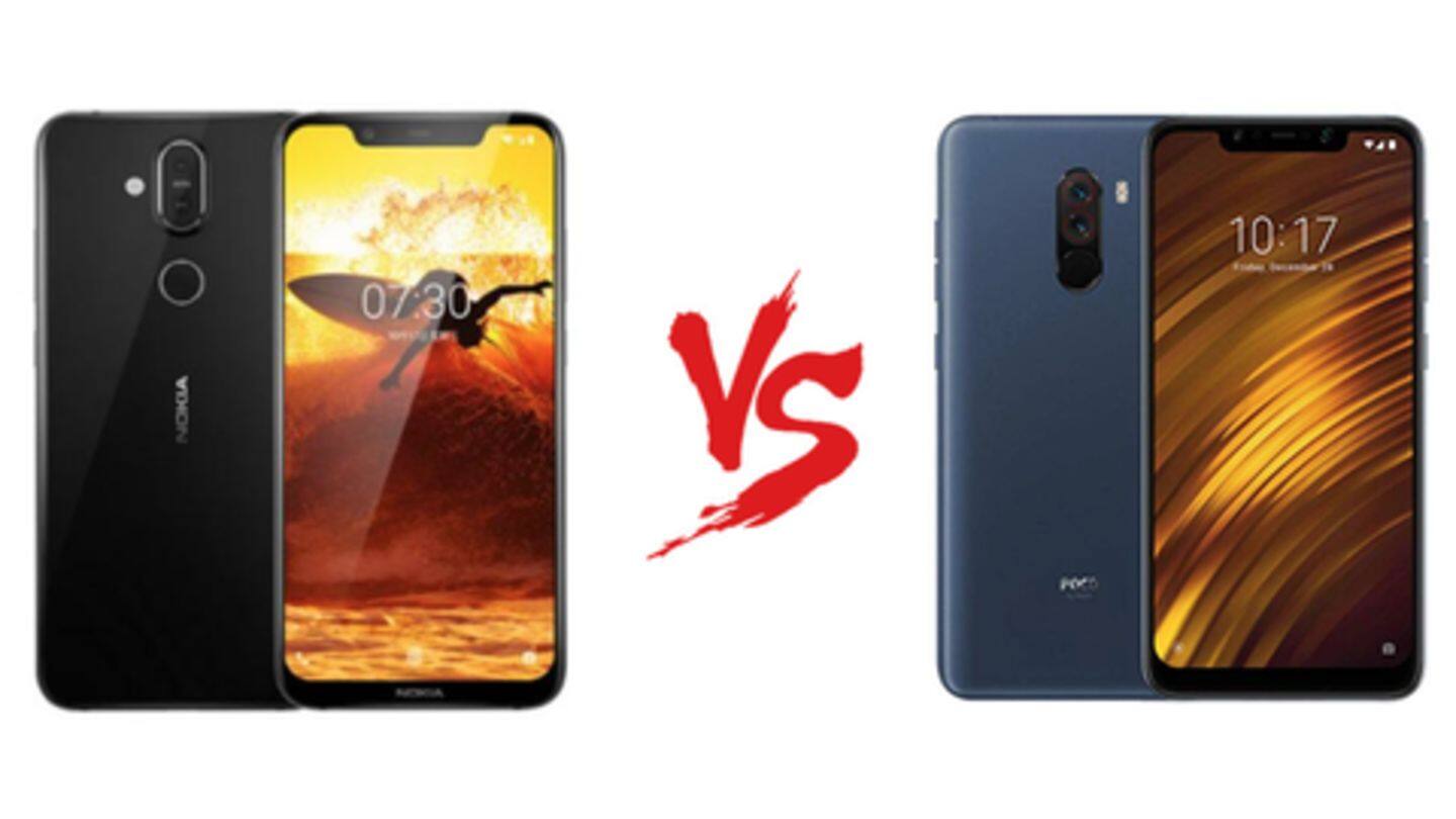 #SmartphonesFaceoff: Nokia 8.1 v/s Xiaomi Poco F1- Which is better?