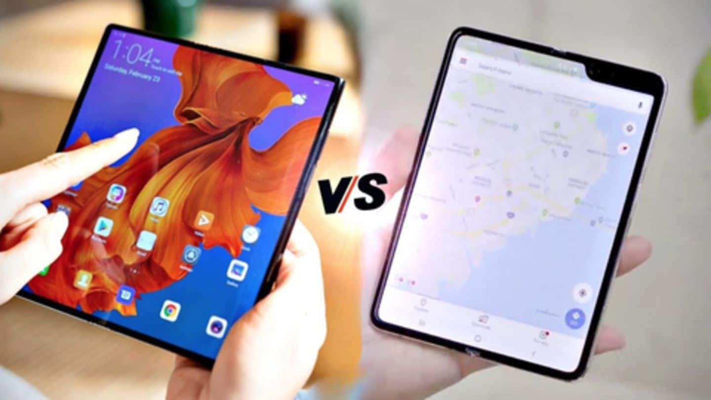 Samsung Galaxy Fold v/s Huawei Mate X: A specs-wise comparison