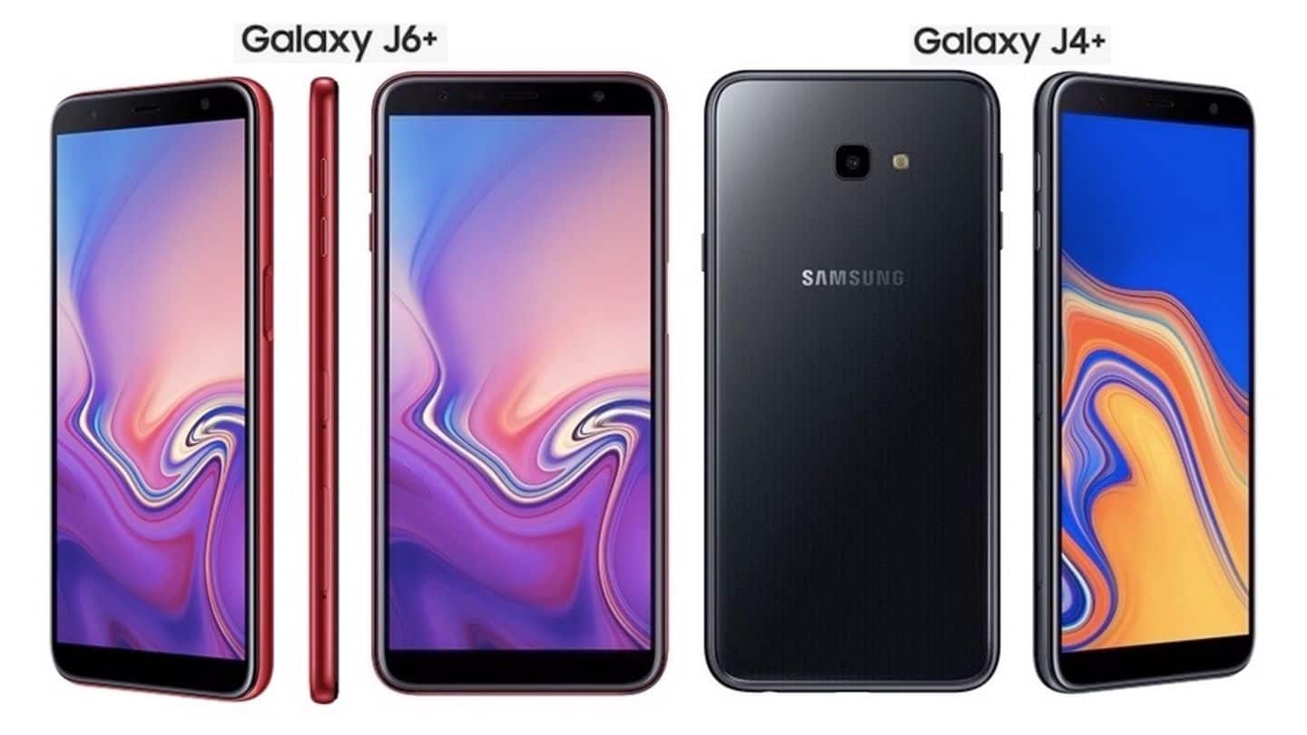 Samsung Galaxy J6+, Galaxy J4+ announced in India