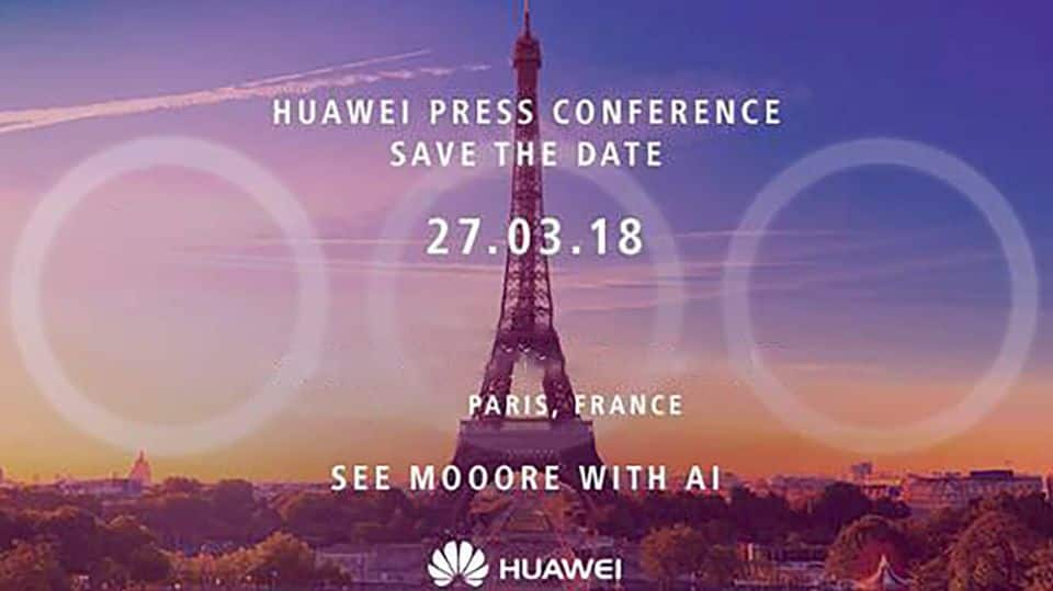 Huawei to unveil three smartphones in the P20 series