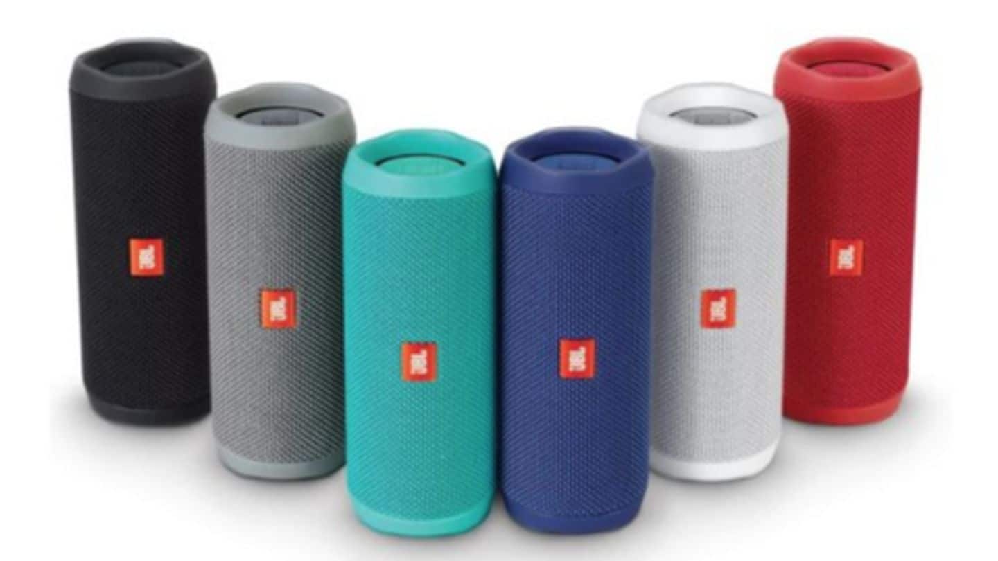 JBL Flip 4 Portable Bluetooth Speaker: Priced at Rs. 7,500 JBL Flip 4 Portable Bluetooth Speaker: Priced at Rs. 7,500
