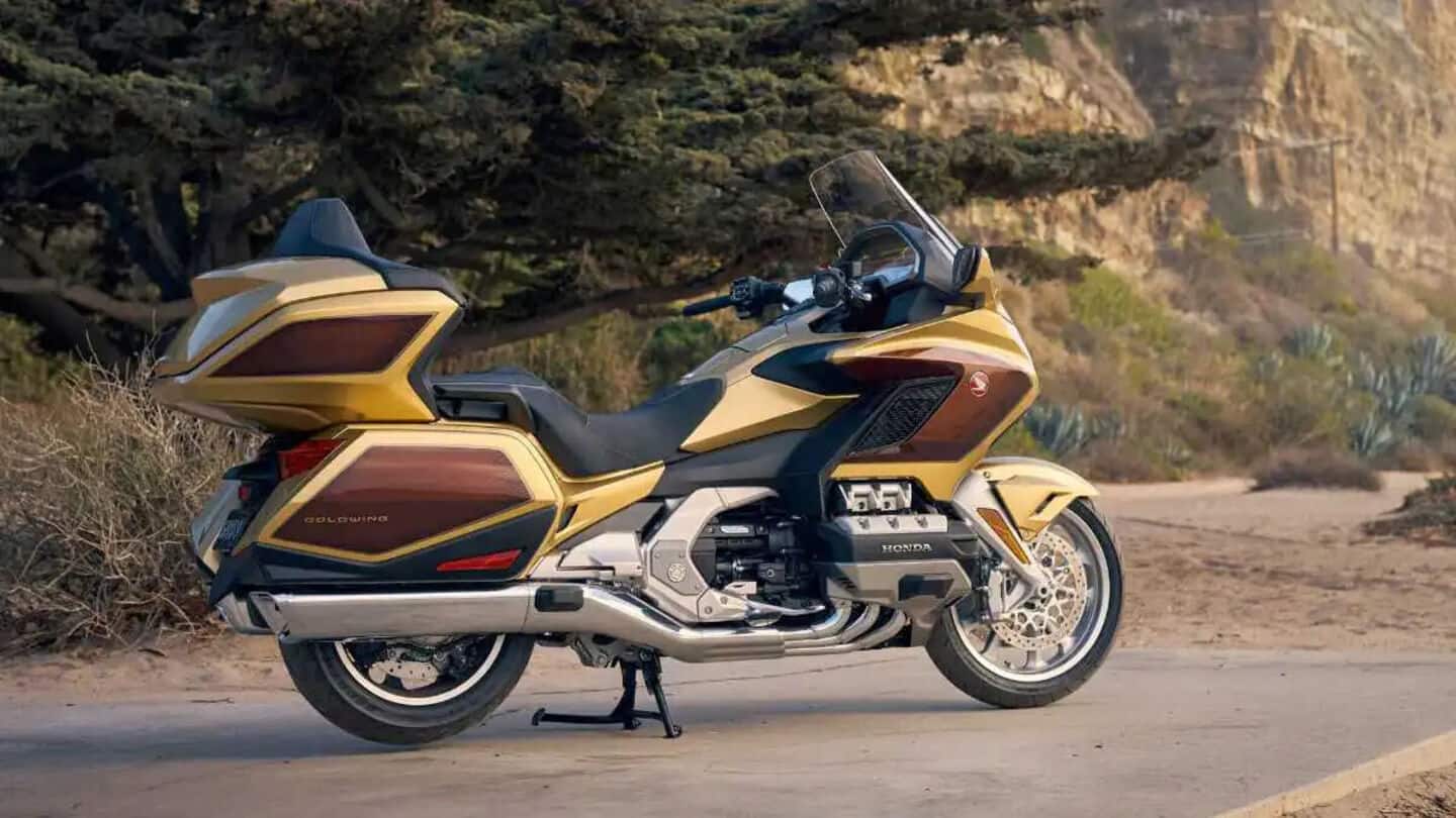 Honda Gold Wing Tour 50th Anniversary Edition launched at ₹40L Honda Gold Wing Tour 50th Anniversary Edition launched at ₹40L