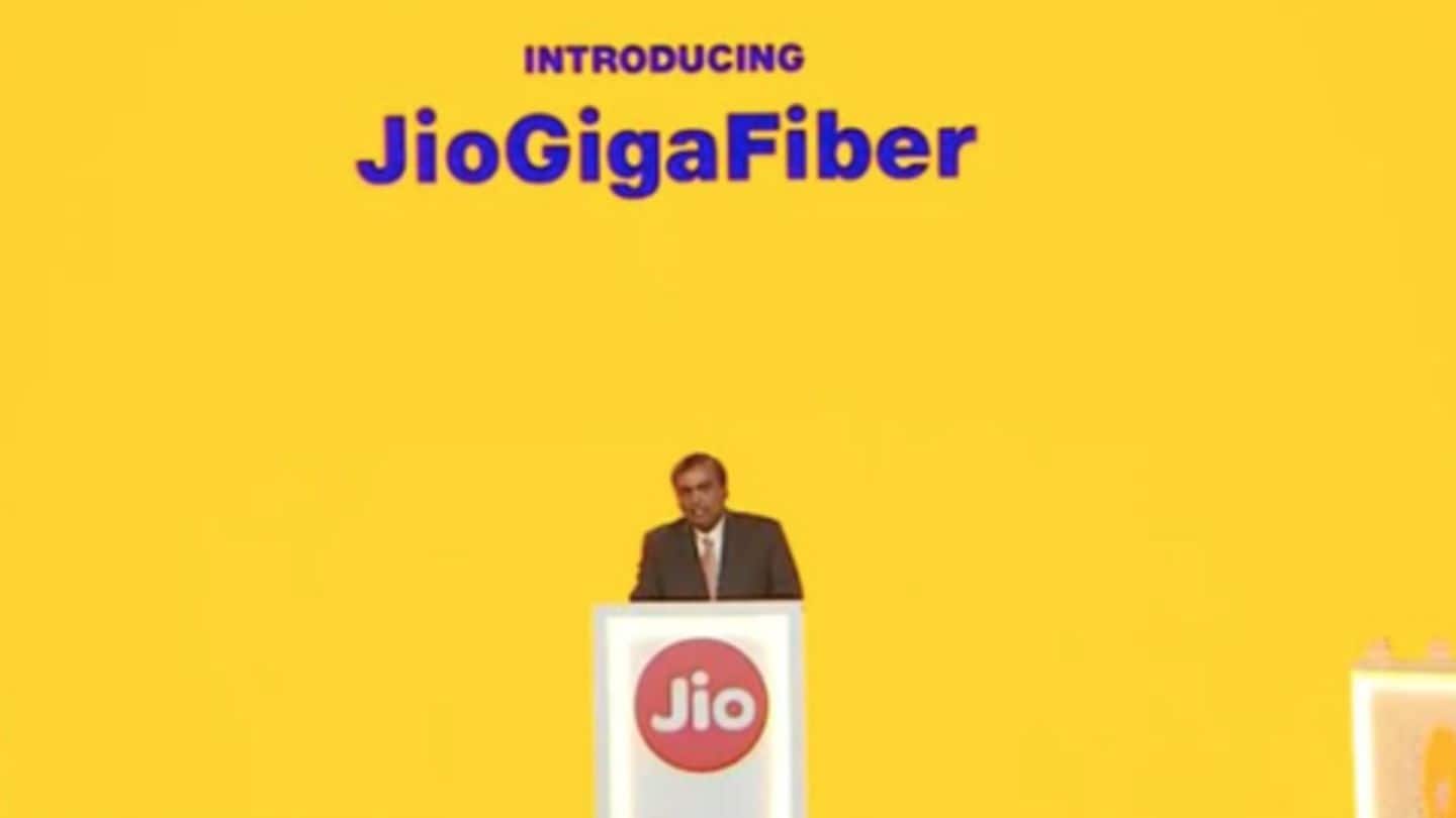 Reliance working on Triple Play plan for Jio GigaFiber users