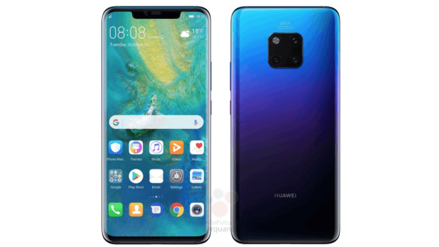 Huawei Mate 20 Pro's full specs and price leaked