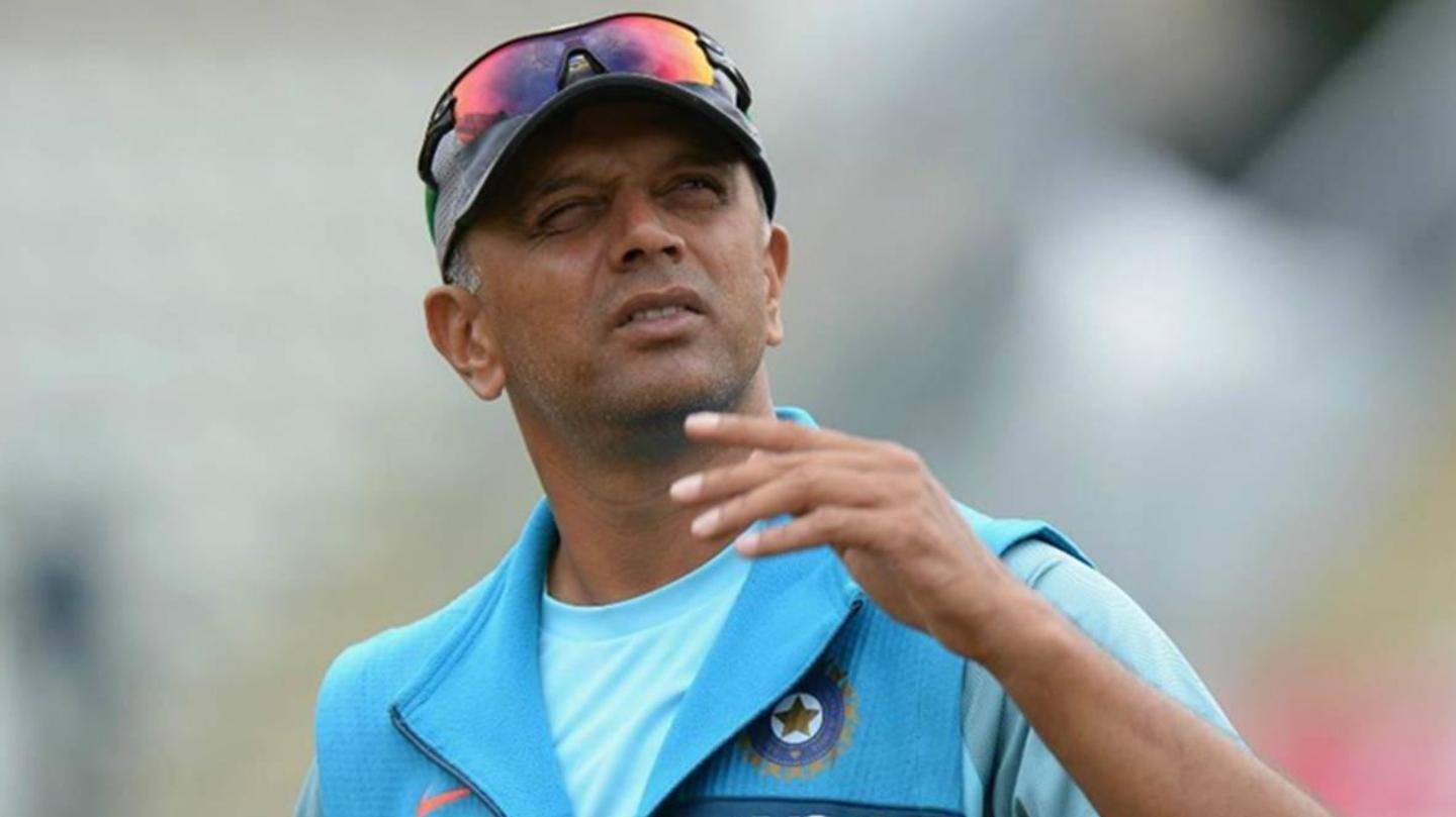 Dravid was appointed the NCA head in July 2019 Dravid was appointed the NCA head in July 2019