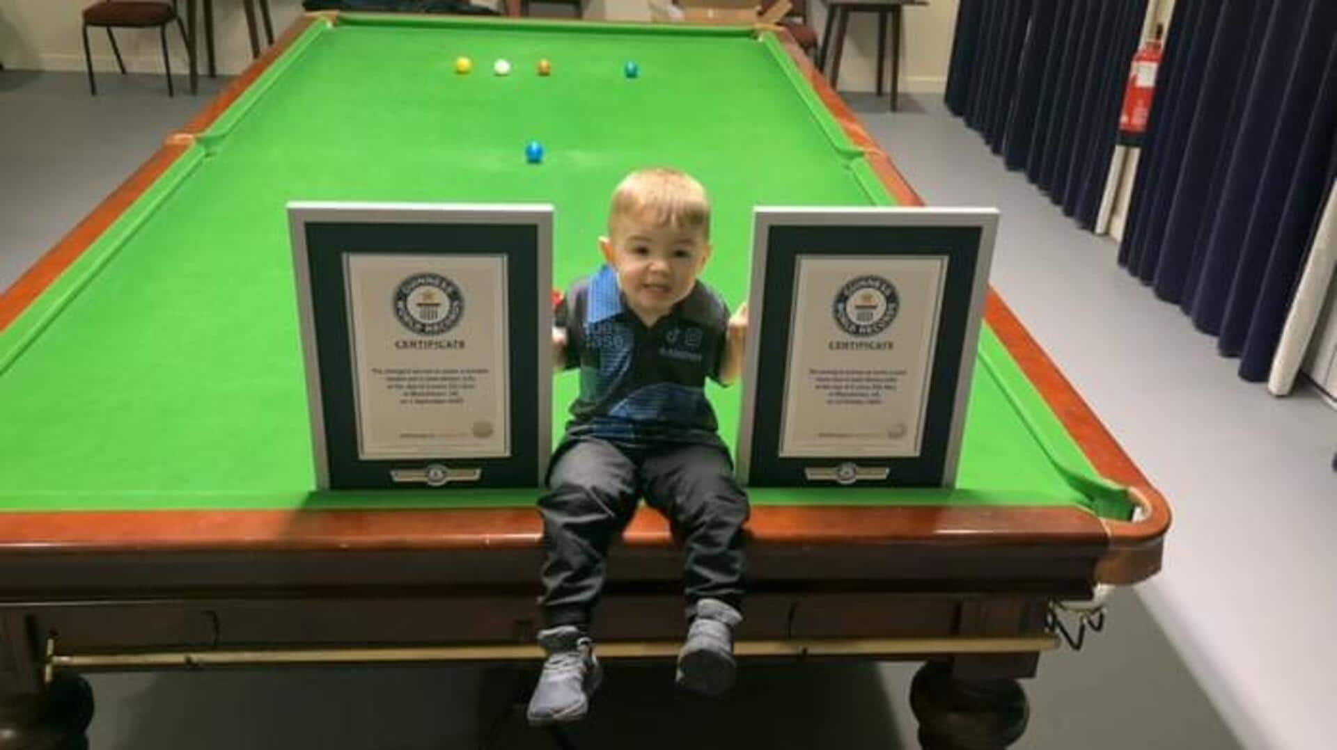 Two-year-old snooker prodigy breaks Guinness World Records: Details here