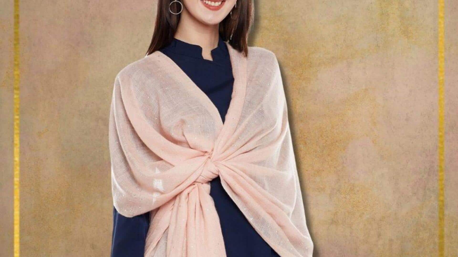 Add elegance to your look with pashmina shawl