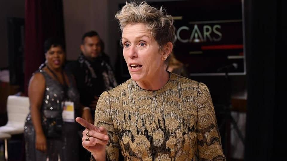 Man absconds with Frances McDormand's Oscar; held