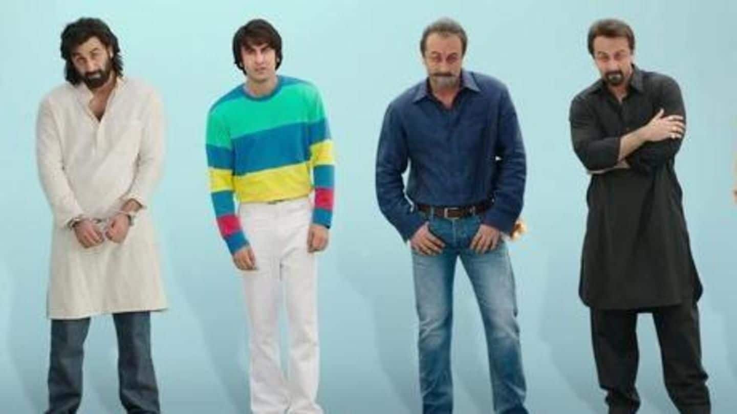 Meanwhile, Ranbir is wooing everybody with his 'Sanju' avatar Meanwhile, Ranbir is wooing everybody with his 'Sanju' avatar