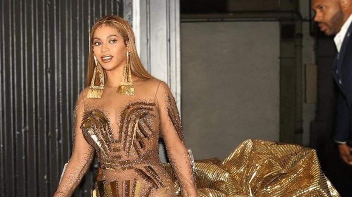 Indian designer duo behind Beyonce's glittering gold gown