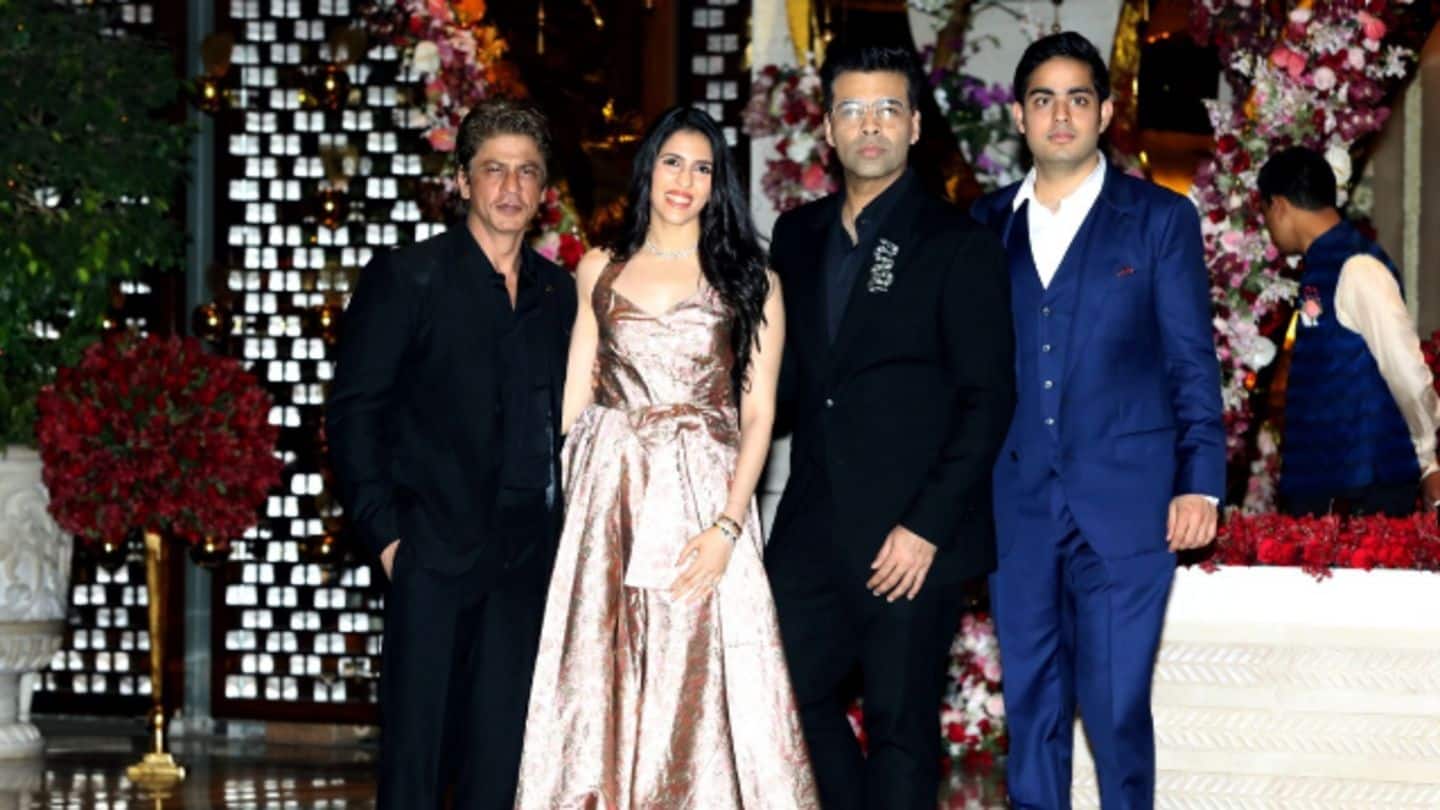 Bollywood stars grace Akash Ambani and Shloka Mehta's engagement party