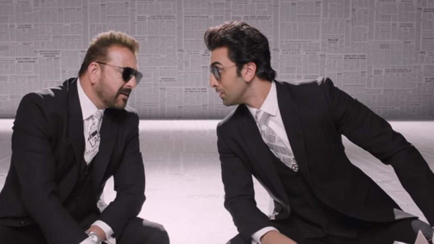 Watch: Sanjay-Ranbir rant against media in 'Baba Bolta Hai' song