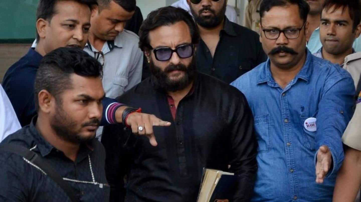Caught on camera: Irritated Saif misbehaves with driver in Jodhpur