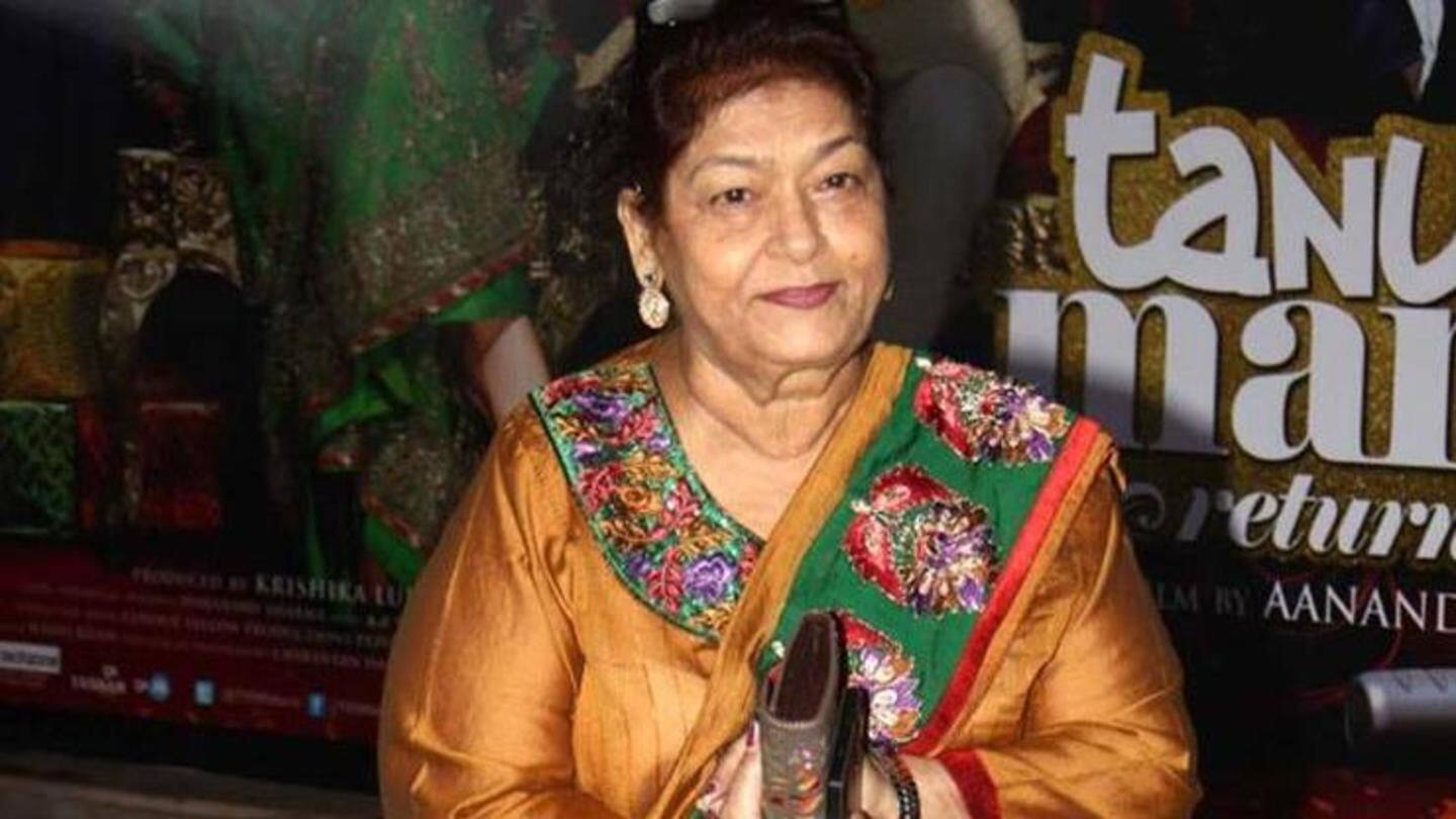 Saroj Khan defends casting couch, says it provides livelihood