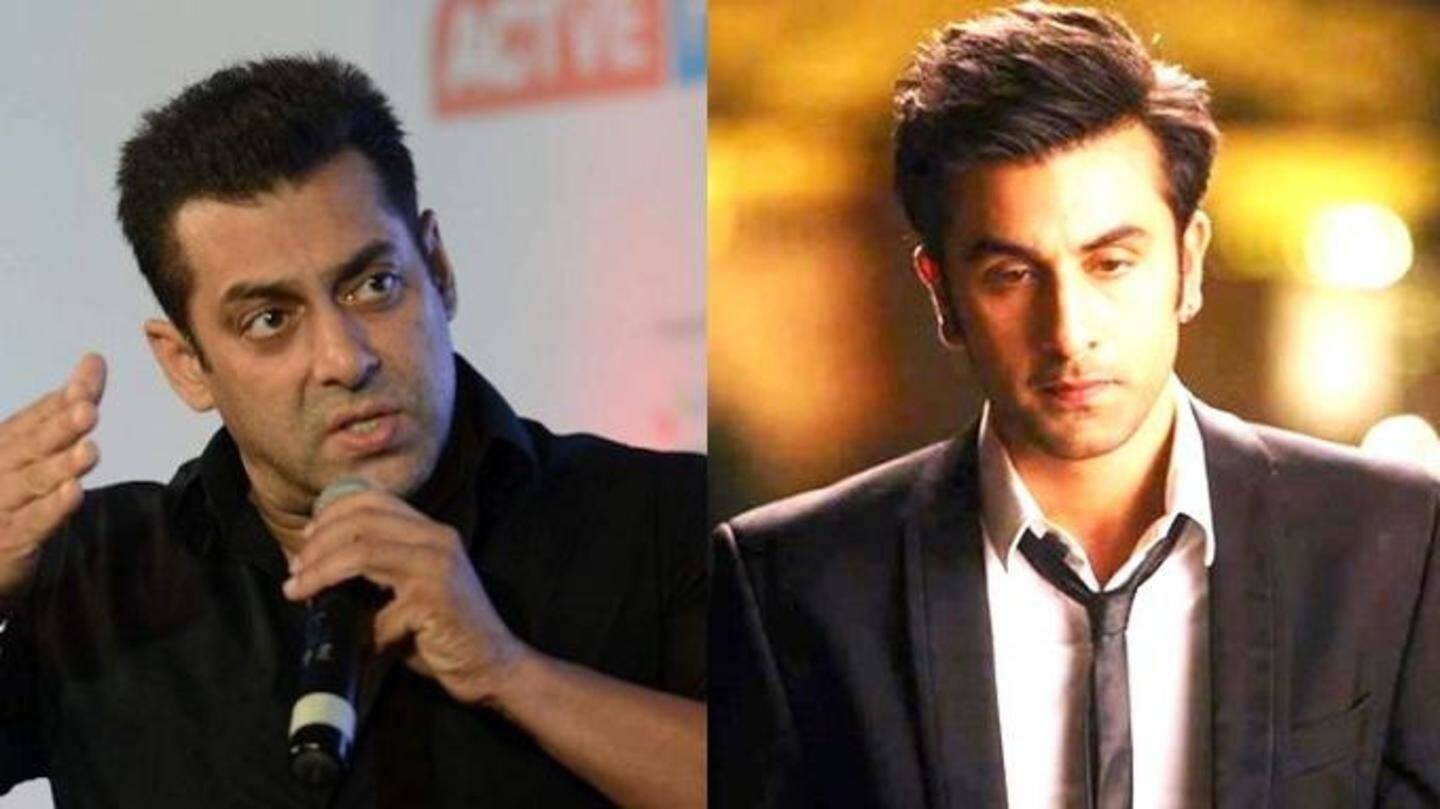 Salman isn't much impressed with Ranbir's 'Sanju' act