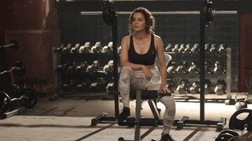 This video of Kangana doing a perfect handstand is #FitnessGoals