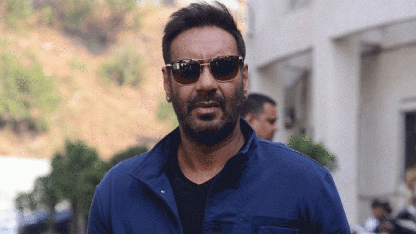 Despite getting diagnosed with tennis elbow, Ajay Devgn continues work