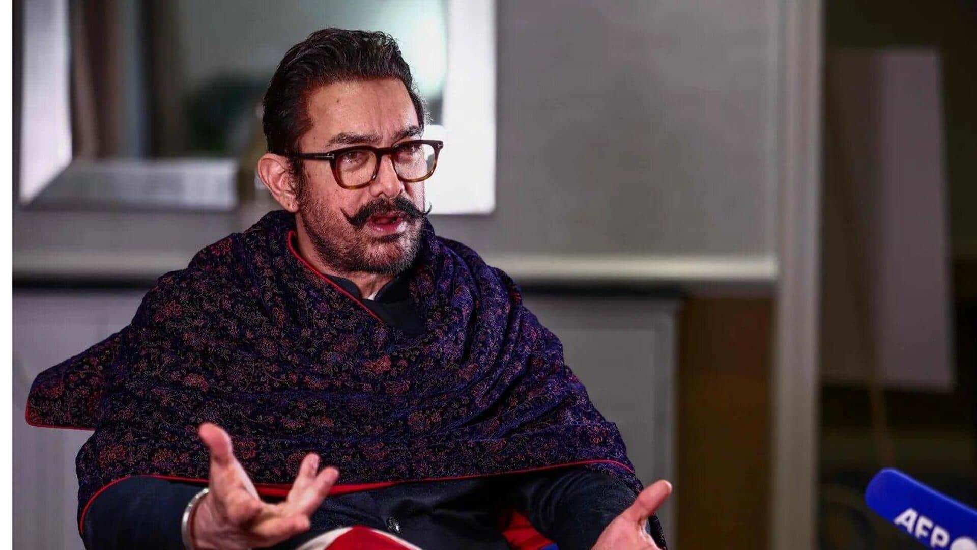 Aamir calls himself a reader, says, 'I don't watch films'