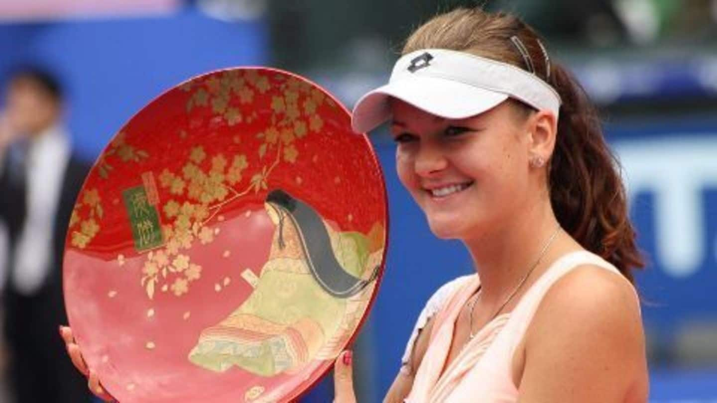 Agnieszka Radwanska bags 2015 WTA singles trophy