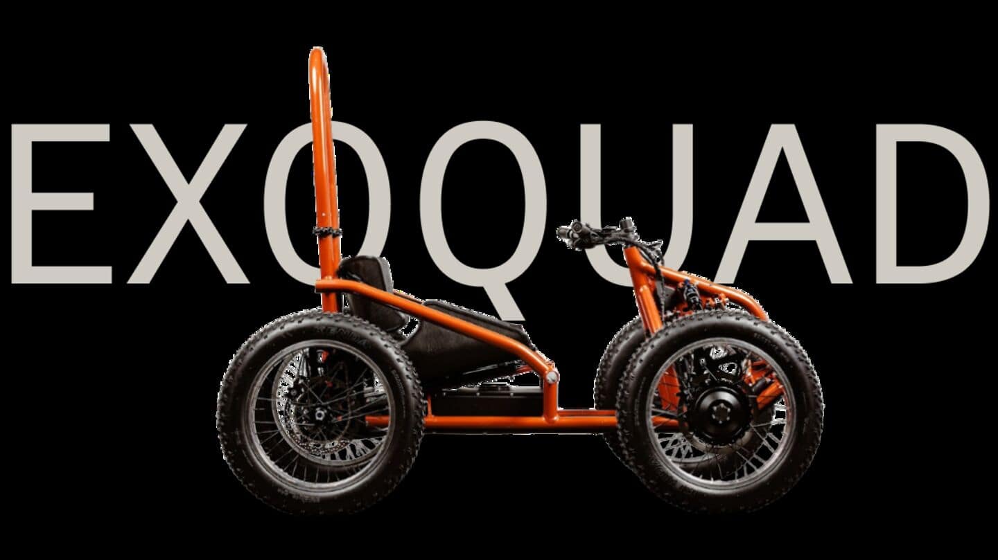 Exotek's Exoquad V2 is an electric off-roader for wheelchair users