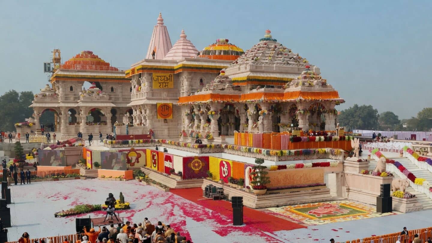 Ayodhya Ram temple trust mandates pocketless coveralls and floor counting