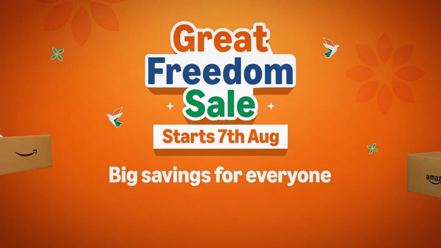 Amazon Great Freedom Sale Aug 7: up to 65% off