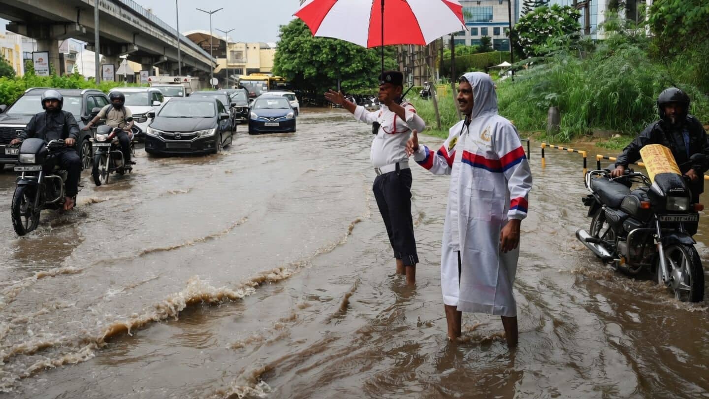 IMD issues yellow alert for Gurugram with heavy rain warnings