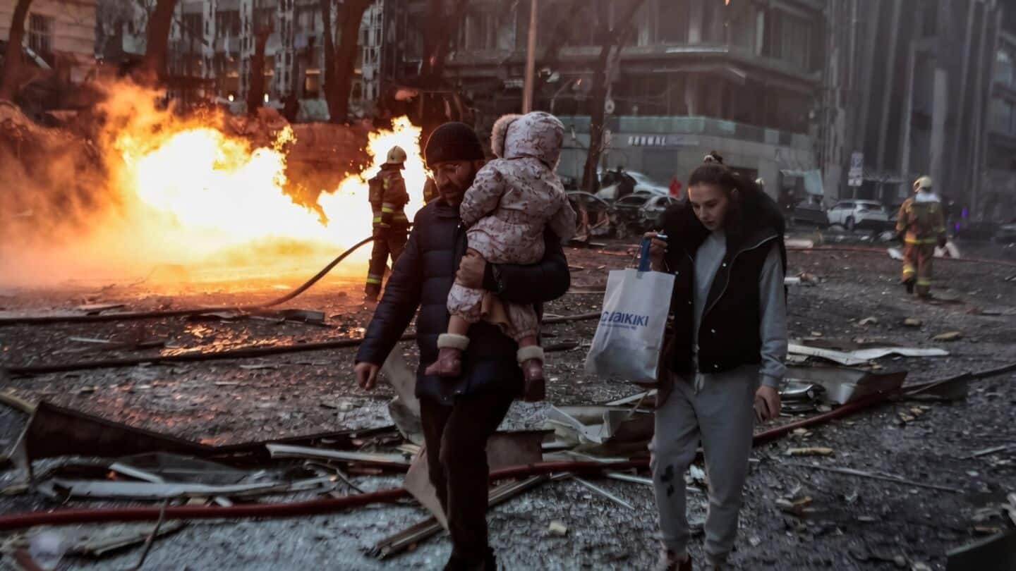 Russia hits Ukraine with 135 drones, 1 dead, infrastructure damaged
