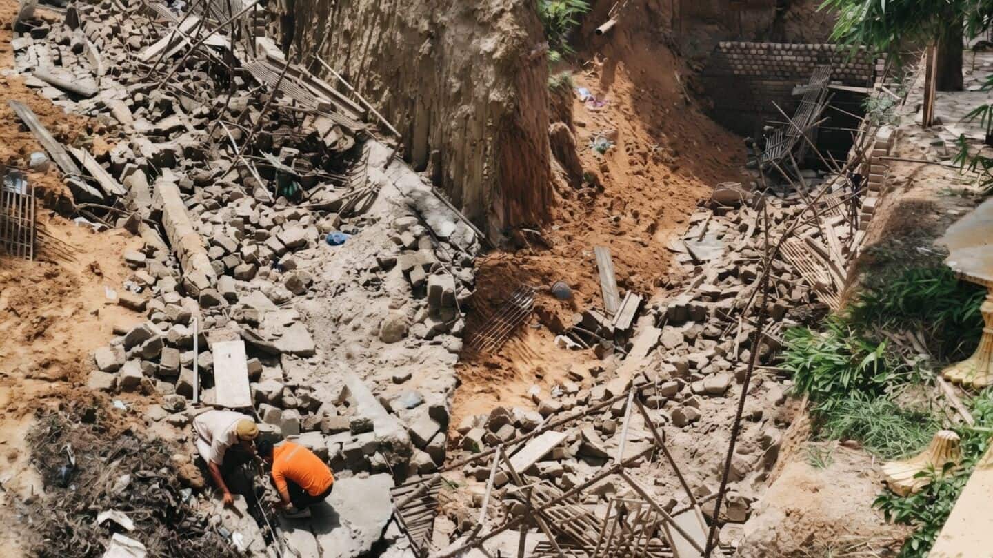 Aravali Palace Resort wall collapse during sewer work kills 3