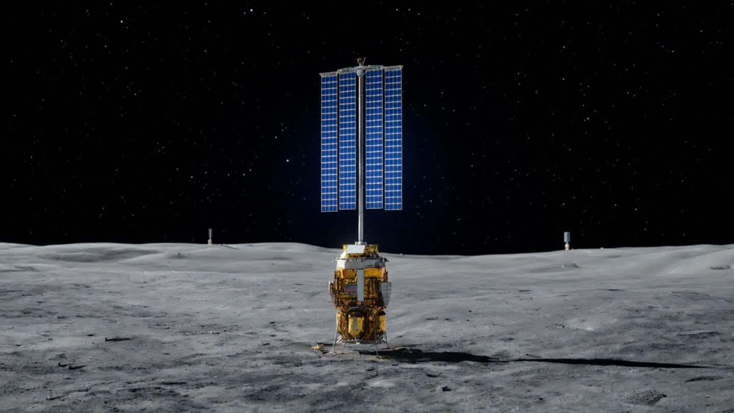 Blue Origin unveils 20-meter power tower for upcoming Moon base