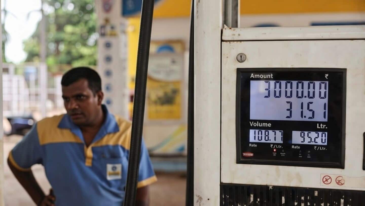 Sensex opens at 75,334.50 amid ₹3 petrol and diesel hike
