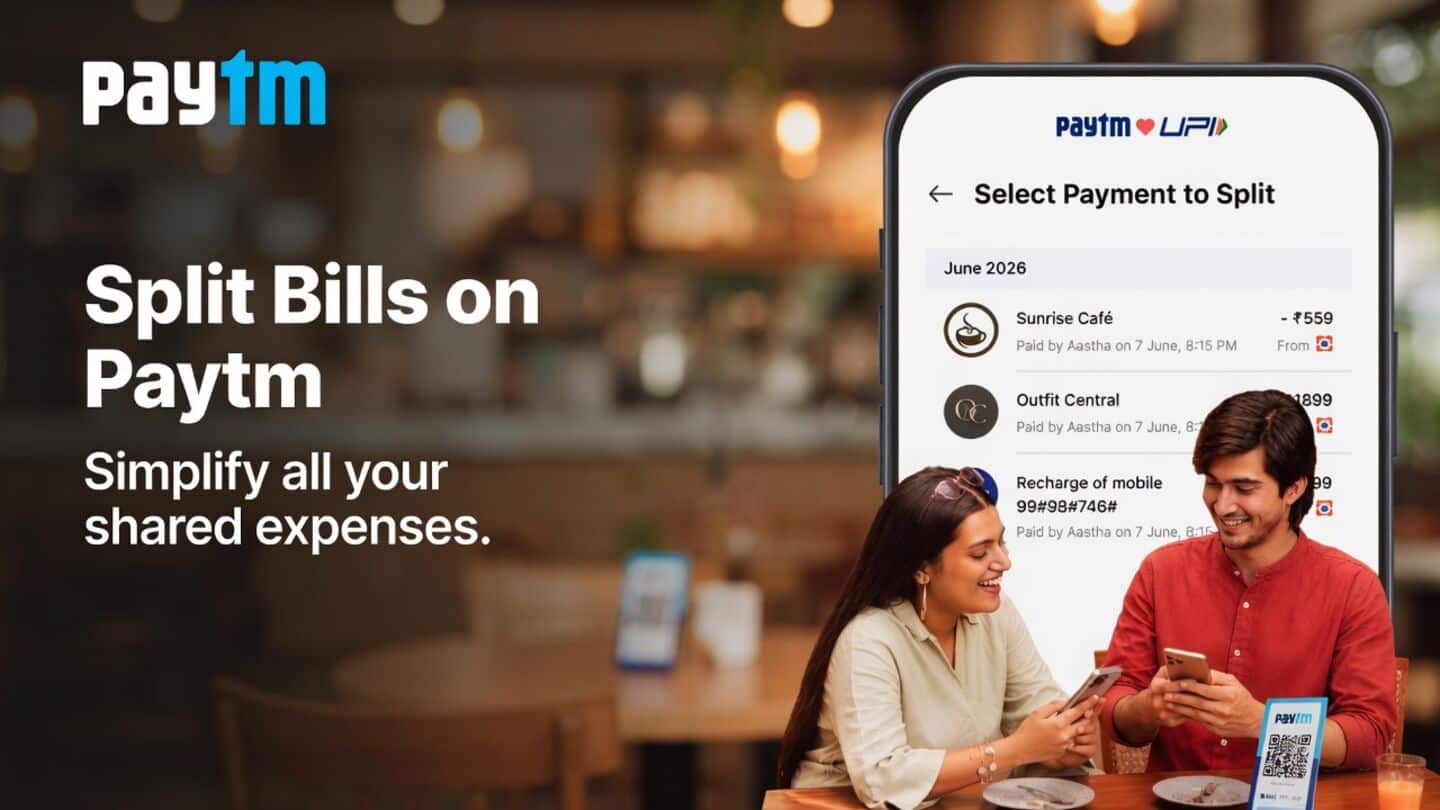 Paytm launches Split Bills feature to simplify shared expense splitting