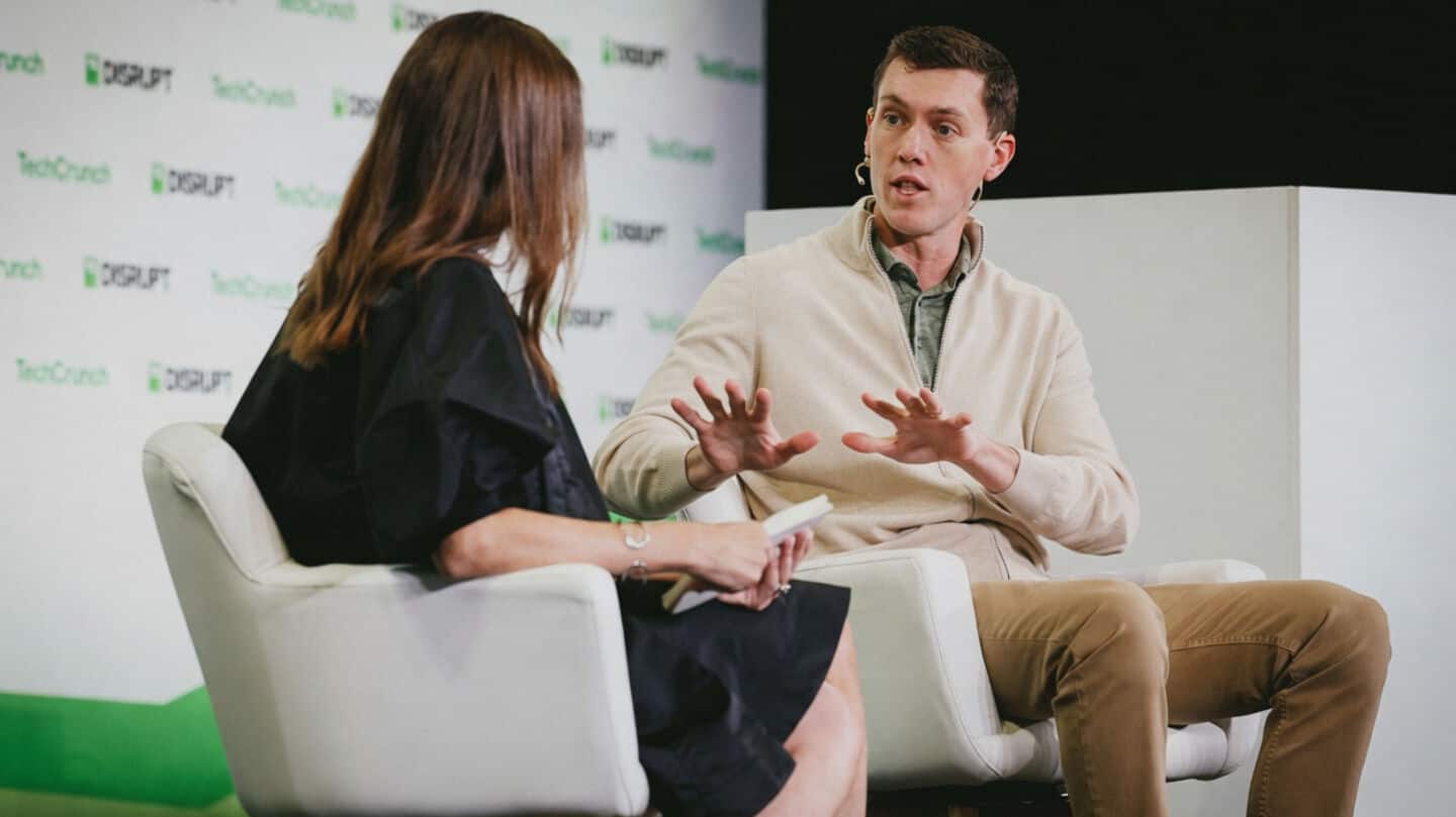 Flock's Garrett Langley defends license plate cameras at TechCrunch Disrupt