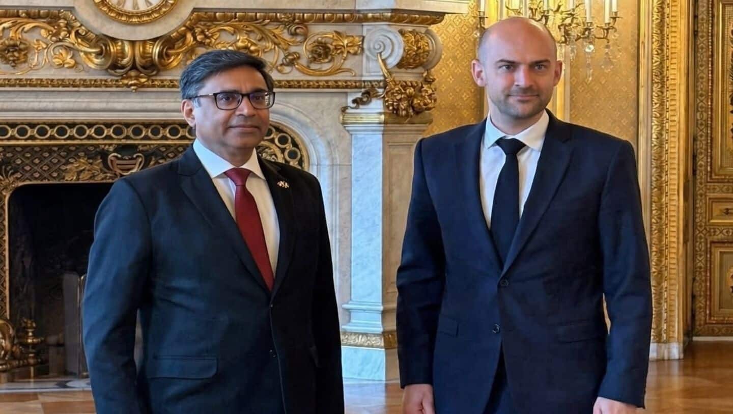 Vikram Misri meets Jean-Noel Barrot in Paris amid Hormuz blockade